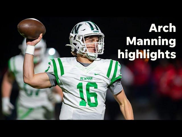 Arch Manning highlights: Texas football QB commit makes plays in high school games