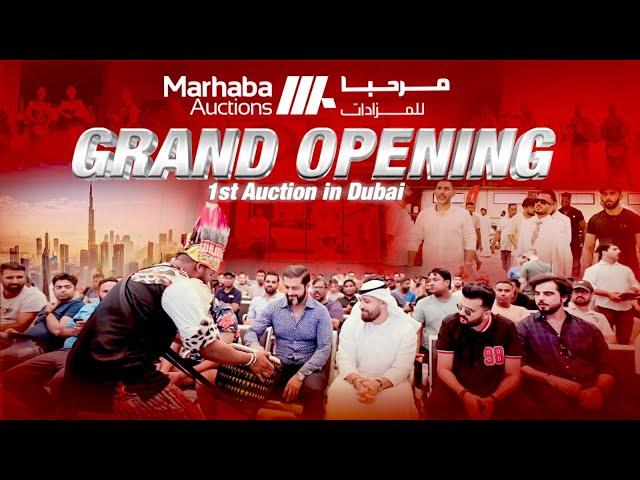 Grand Opening || 1st Auction in Dubai