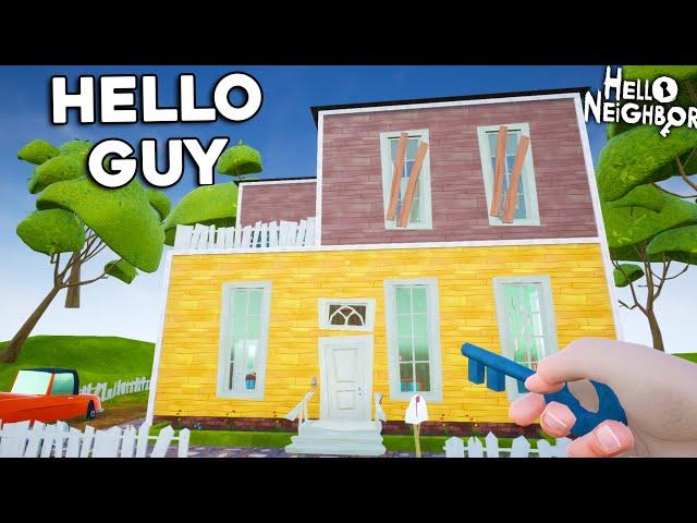 HELLO NEIGHBOR - HELLO GUY MOD GAMEPLAY WALKTHROUGH