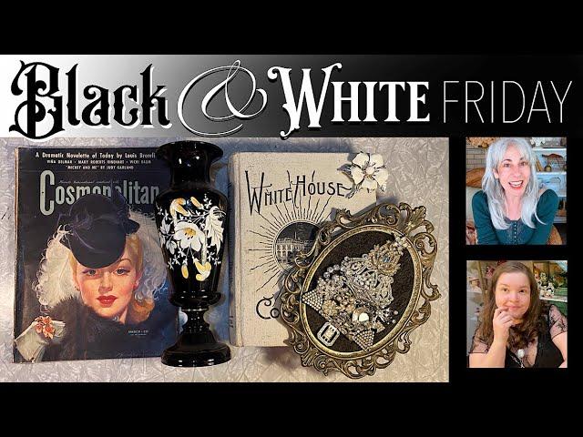 Black & White Friday  Vintage Live Sale