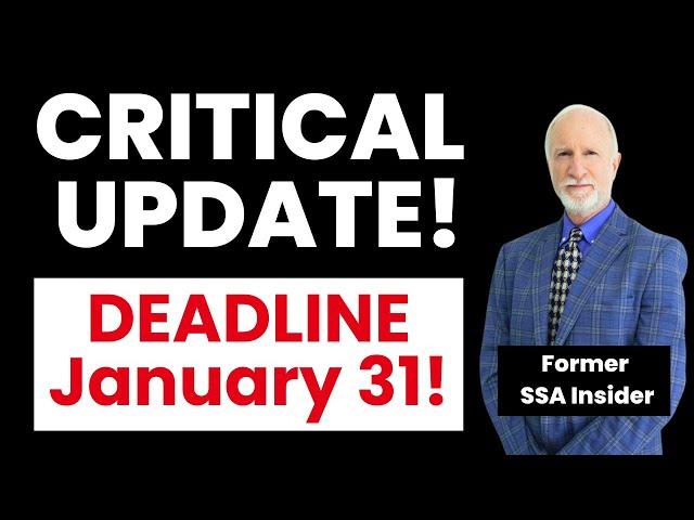 Social Security Fairness Act $1,000s At RISK! | EMERGENCY UPDATE!! | PLUS LIVE Q&A