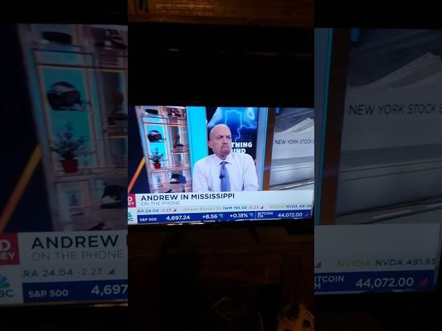 Called in to ask Cramer about a stock