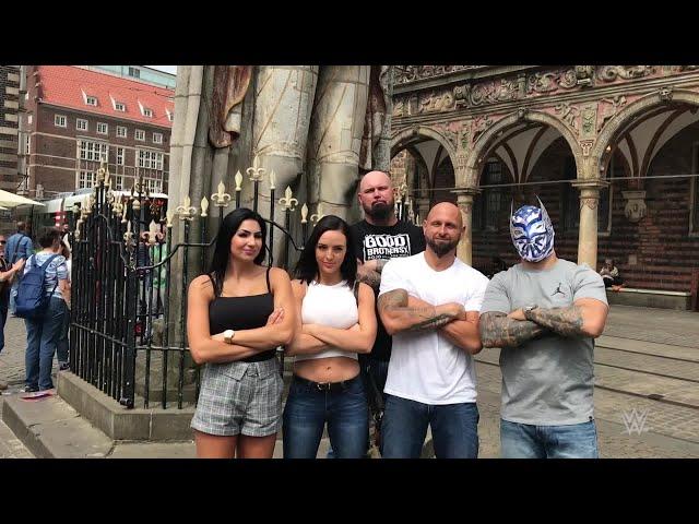 Superstars enjoy the best and "'wurst" of Bremen, Germany