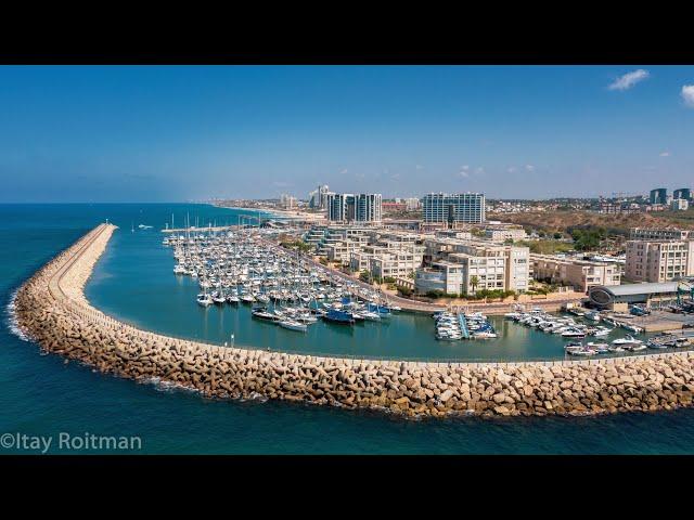 Aerial photography drone - Herzliya Marina - מרינה הרצליה