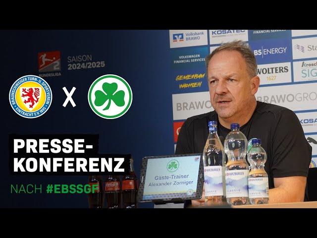 Zorniger: "Fortsetzung von letzter Woche" | PK nach #EBSSGF