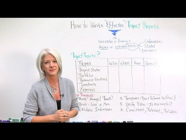 How to Write Effective Project Reports