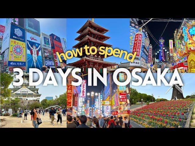 3-Day Osaka Itinerary, Costs + Top Things to Do ️ Japan Solo Travel Vlog