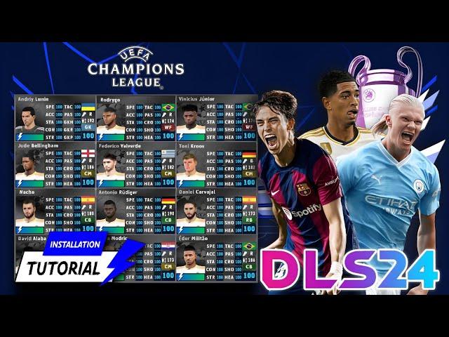 Installation Tutorial - (DLS 19 MOD 24) Dream League Soccer 2024 ACTUALIZADO UCL Edition