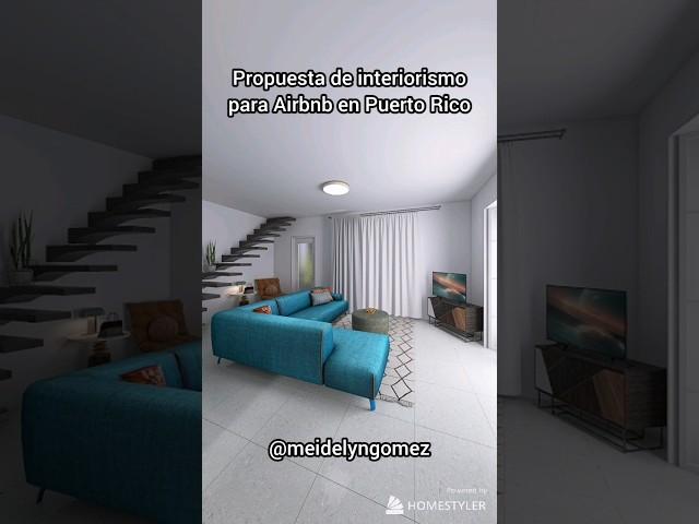 Propuesta de interiorismo para airbnb | Alquiler vacacional en el campo | #renders #asesoríavirtual