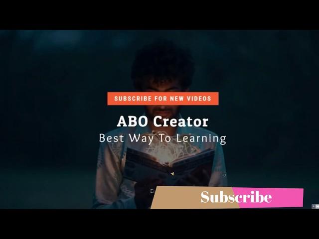 ABO Creator - Best Way To Learning 