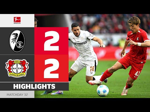Freiburg Hands Bayern the Title! SC FREIBURG - BAYER 04 LEVERKUSEN | HL | MD 32 – Bundesliga 2024/25