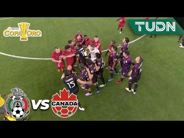 ¡Acaba con pelea! Terminan calientitos | México 2-1 Canadá | Copa Oro 2021 - Semifinal | TUDN