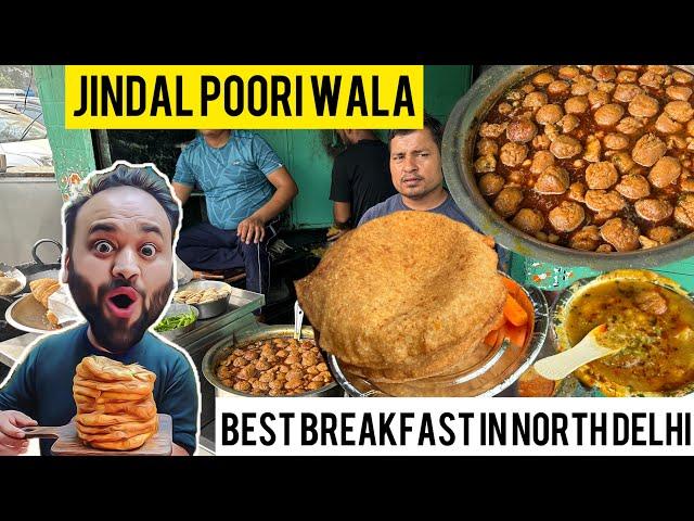 Best Place For Breakfast In North Delhi | Jindal Poori Wala