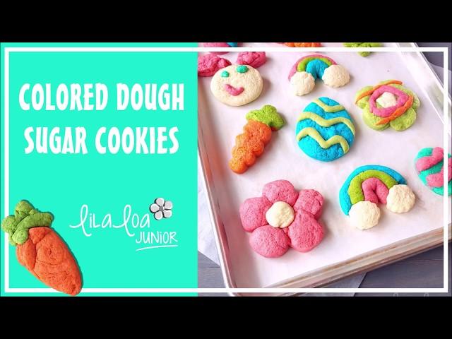 Kids Craft!! Colored Cookie Dough Sugar Cookies