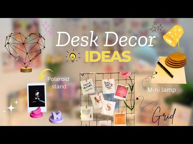 4 DIYs for Desk Decor | How to make your Room * Aesthetic * (on a low budget ) #artwithmiku#diy#art