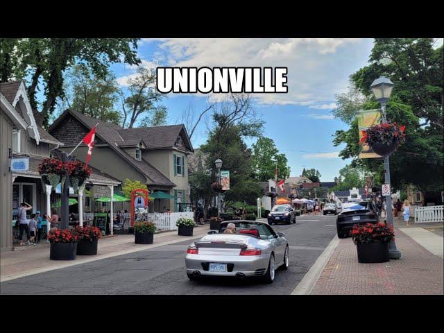 [4K]  Unionville Main Street Walking Tour in Markham | Toronto Ontario Canada