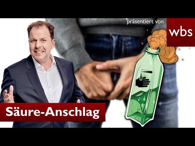 Flotter Dreier: Säure-Anschlag auf Freier-Penis? | Anwalt Christian Solmecke