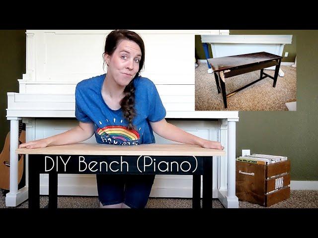 DIY Piano Bench with Half Laps & Tapered Legs | Woodworking Project Tutorial