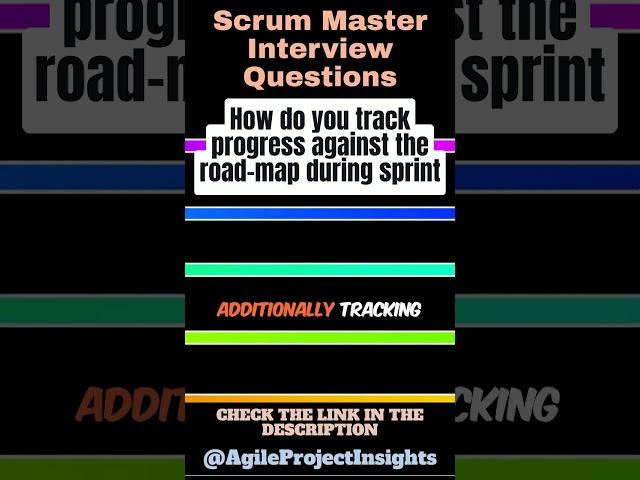How do you track progress against the road-map during sprints #professionalscrummaster