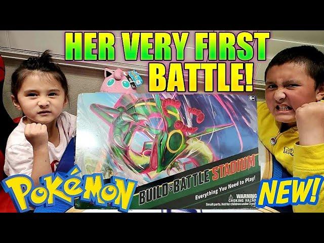 ARI PLAYS HER FIRST POKEMON CARDS PRERELEASE! New Evolving Skies Build & Battle Stadium Battle Box!