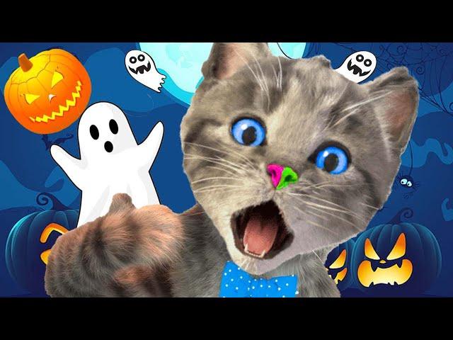 LITTLE KITTEN ADVENTURE HALLOWEEN JOURNEY - FUN VIDEO FOR BABIES AND TODDLERS HALLOWEEN SPECIAL