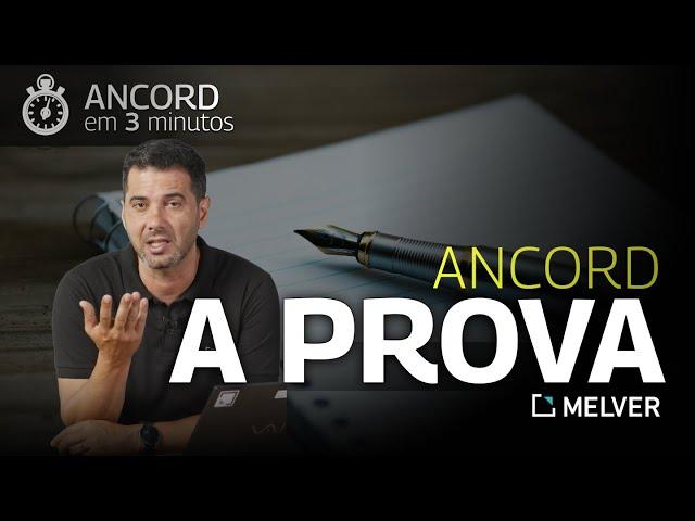 O QUE CAI NA PROVA ANCORD? | Tudo que você precisa saber