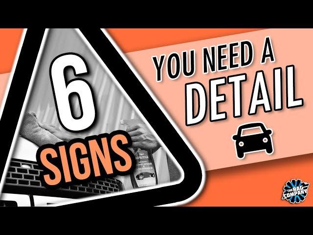 6 Signs That Your Car Needs A Detail | THE RAG COMPANY