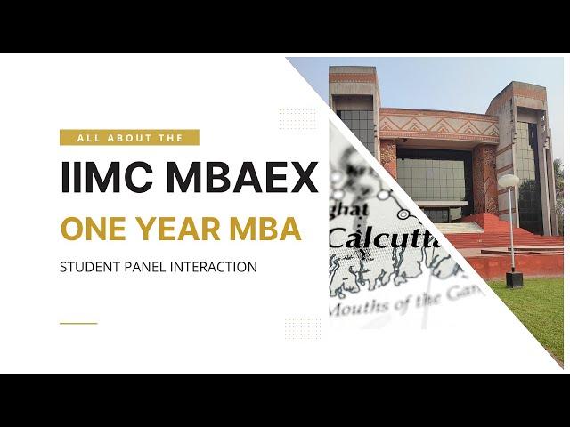 IIM Calcutta Executive MBA success stories - student panel discussion on the application process