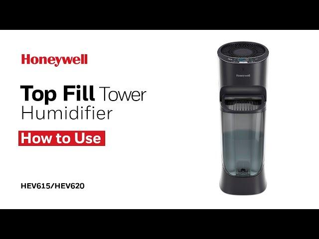 Honeywell Top Fill Cool Moisture Tower Humidifier HEV615/HEV620 - How to Use