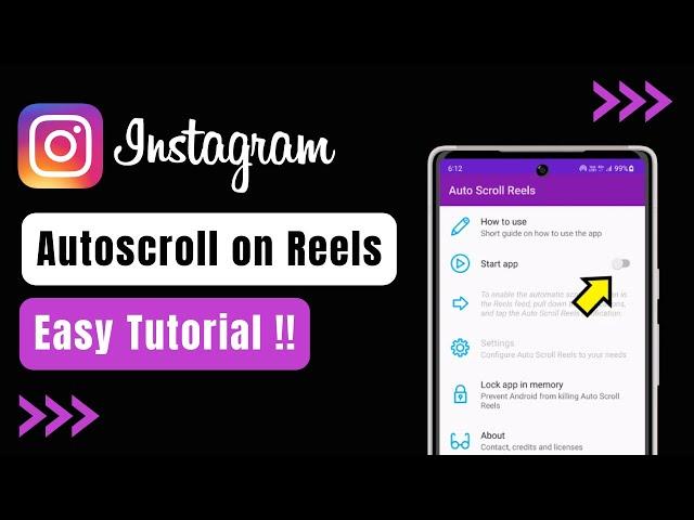 How To Auto Scroll On Instagram Reels ! (EASY TUTORIAL)