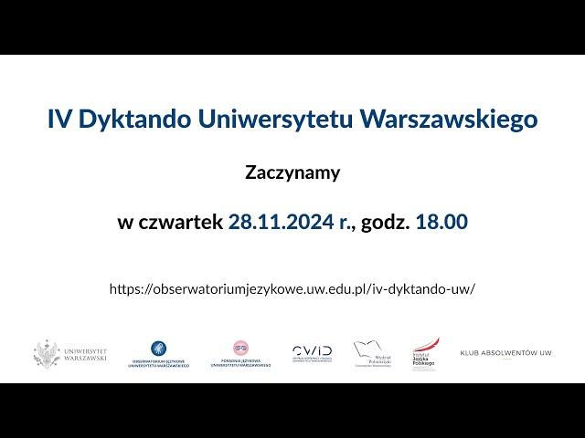 IV Dyktando Uniwersytetu Warszawskiego