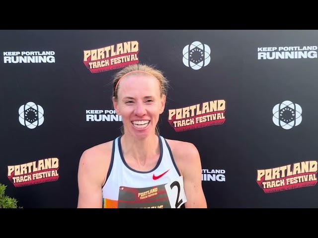 Courtney Frerichs on coming back from injury and 15:13 5k at Portland Track Festival