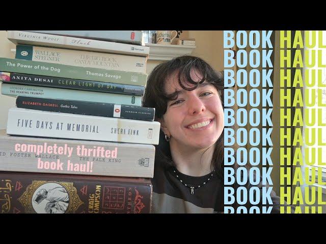 A big ole' Book Haul! Tons of books from used bookstores, thrift stores, and more!