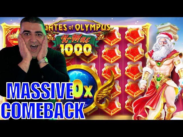 EPIC COMEBACK & JACKPOTS On Olympus 1000x