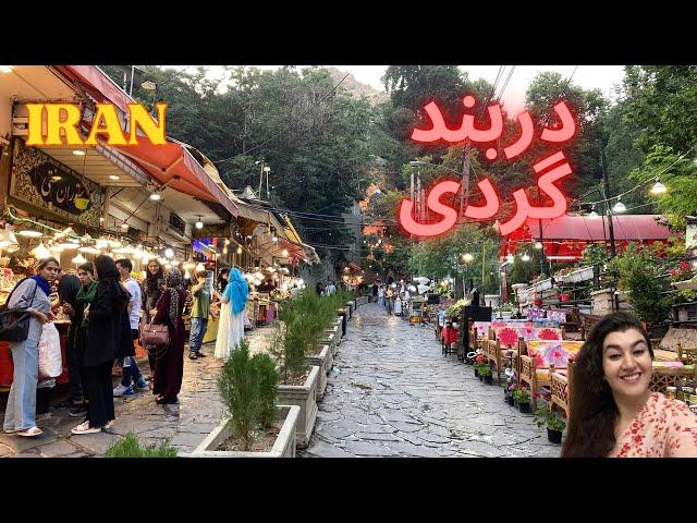 Darband the most beautiful neighborhood in the north of Tehran, Iran2024