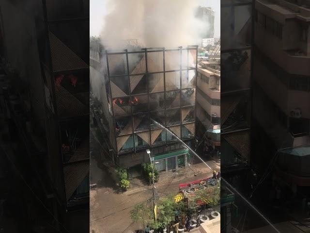 Fire  at foods inn restaurant Karachi #shortvideo