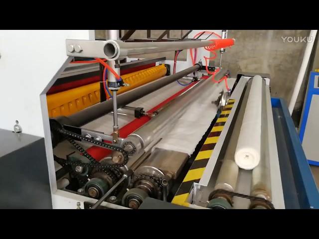 Ean semi-automatic toilet paper making machine production line test in factory