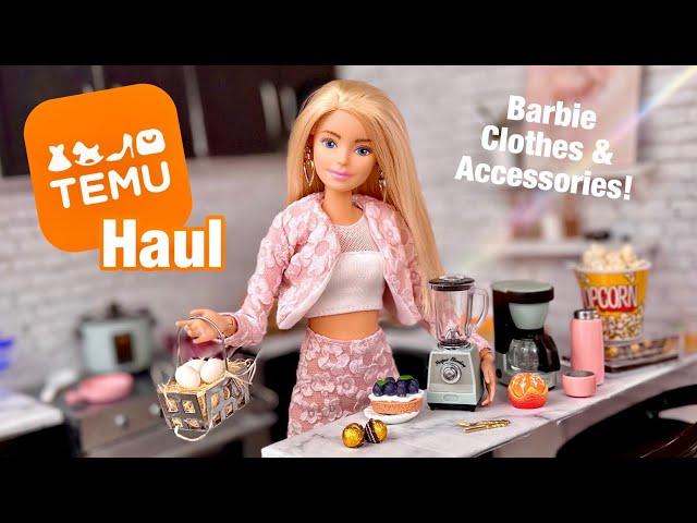 TEMU Barbie Doll Haul! Clothing & Accessories - Realistic Minis For LOW PRICES