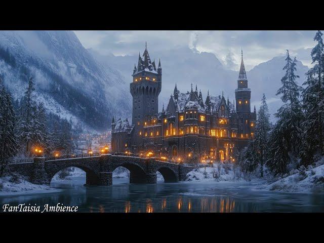 Celtic Fantasy Music - Castle of Winter, Snowy Village, Medieval Ambience, Magical, Relaxation