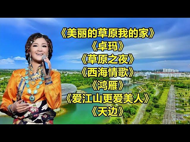 《美丽的草原我的家》《卓玛》《西海情歌》《红尘情歌》《草原之夜》