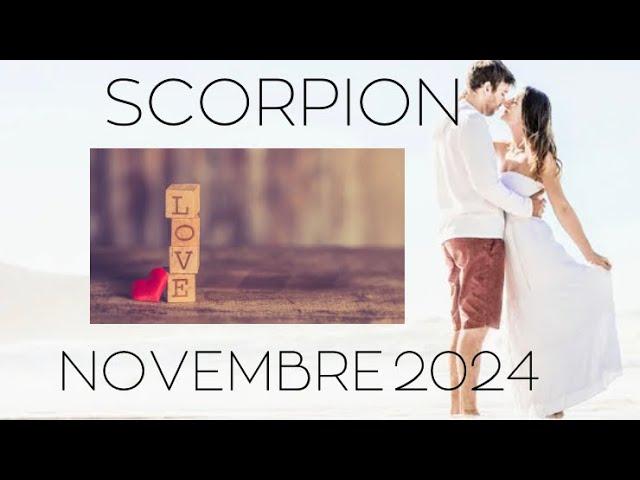 ️SCORPION️Amour~NOVEMBRE 2024~ C’est imminent ! Une évidence..?