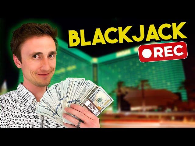 High Limit Blackjack Session at MGM Grand in Las Vegas