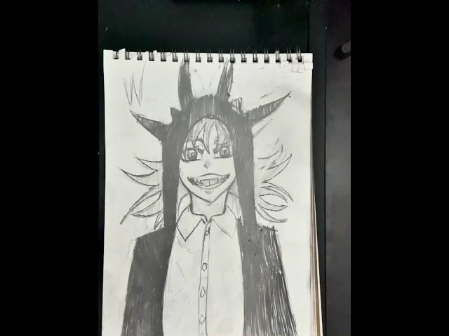 (ChainsawMan) New Girl #drawing #art #anime #timelapse #sketch #chainsawman