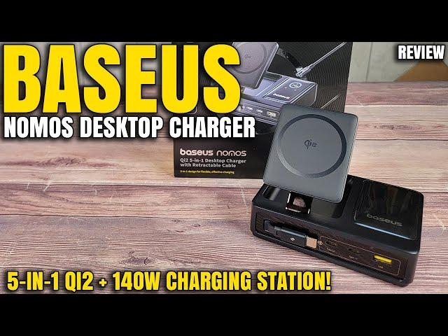 The Ultimate Desktop Charging Station! | Baseus Nomos 140W 5-In-1 Desktop Charger Review