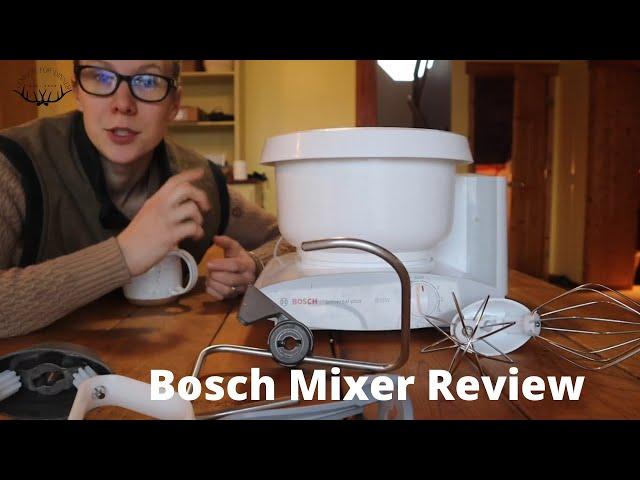 Bosch Universal Plus Mixer Review {VIDEO}