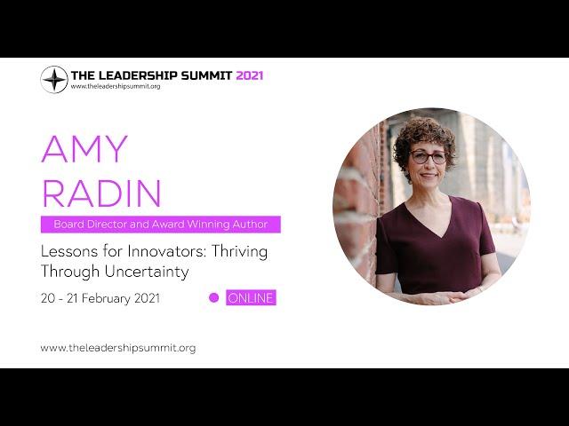 Amy Radin | The Leadership Summit 2021 | 20-21 Feb