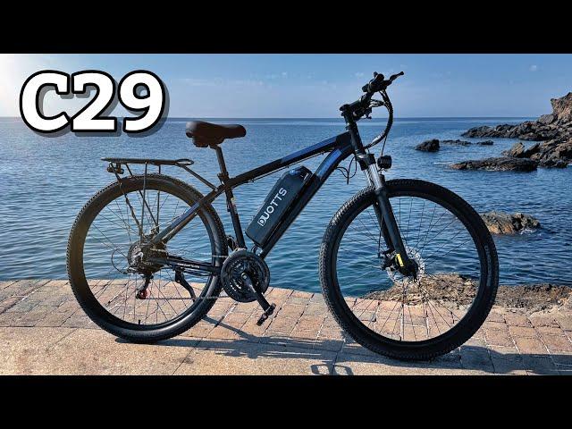 Duotts C29 Electric Mountain Bike Test & Review - Great Value!