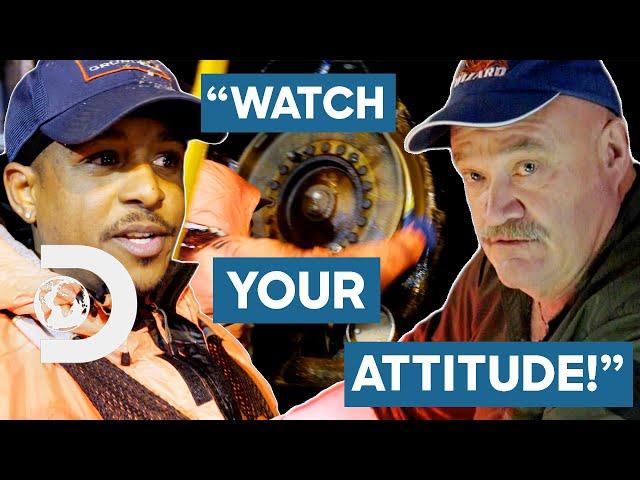 New Wizard Crewmate DISRESPECTS & Gets Mouthy With Captain Keith! | Deadliest Catch