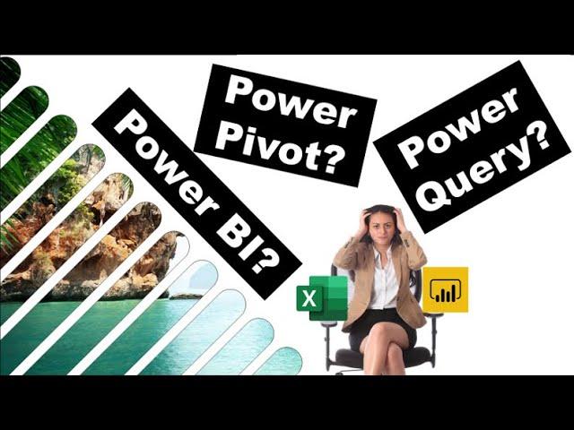 Power Query, Power BI, and Power Pivot demystified
