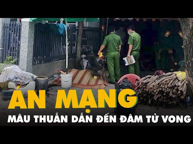 Hiện trường vụ án mạng con dùng dao giết cha ở Bình Thuận